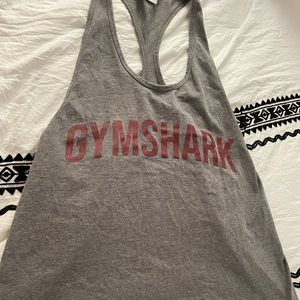 Gymshark tanktop- gray shirt with no stains, brand new